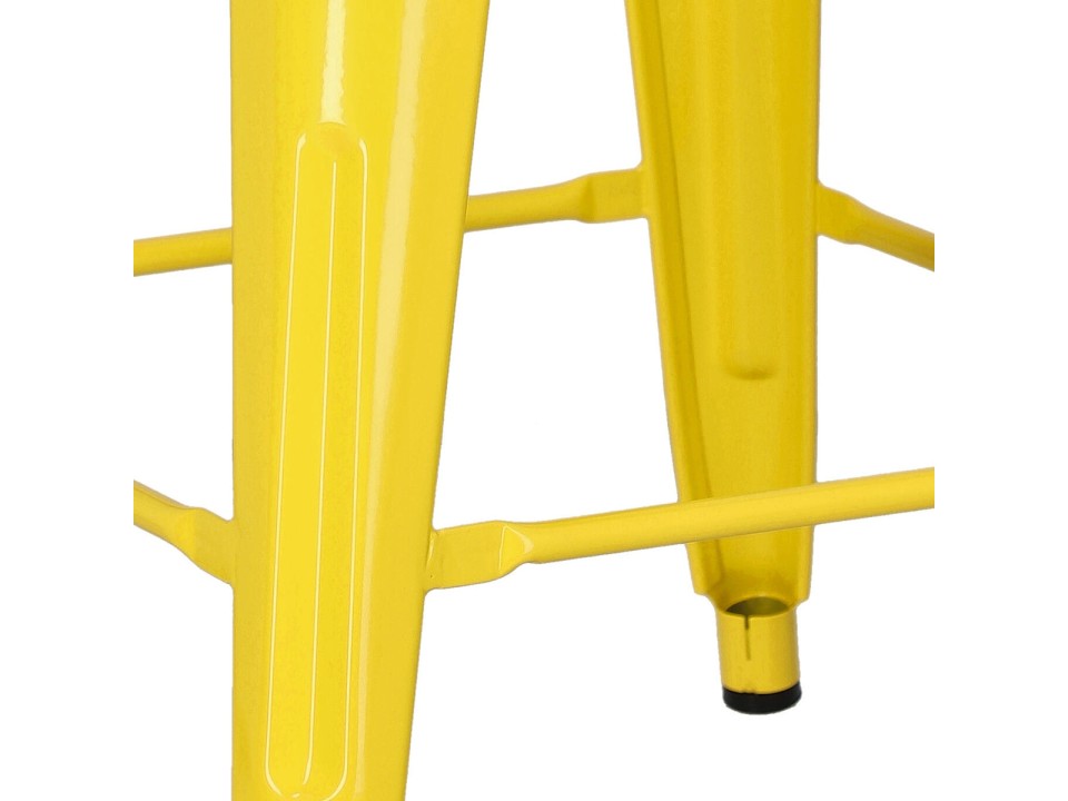 Hoker Paris 66cm żółty inspirowany Tolix - d2design